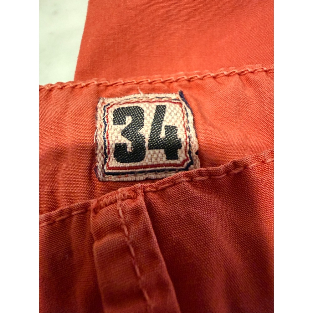 Jimmy Key Red Chino Pants Men's 34 Casual‎ Preppy Golf Summer - Picture 3 of 6